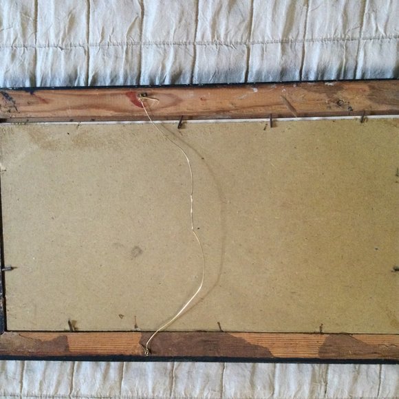 vintage print the ferry in a vintage frame wall art wall decor woman boat duck - Picture 5 of 5